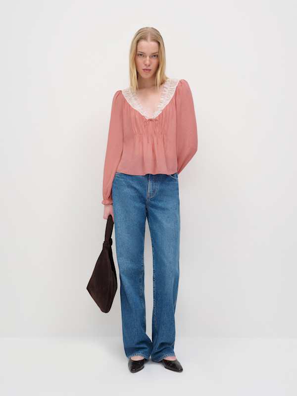 Rosalinda Top - Dried Rose